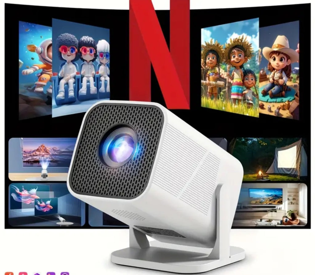 ✨ Mini HD Home Theater Projector 4K – Portable 200” Cinema Experience ✨