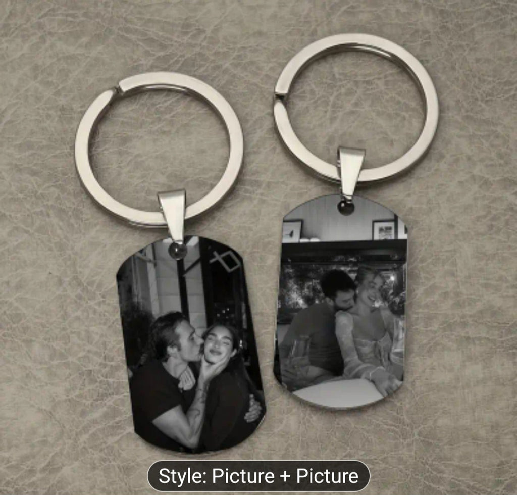 ✨ Custom Engraved Photo Keychain – Turn Your Favorite Memory Into a Gift ✨